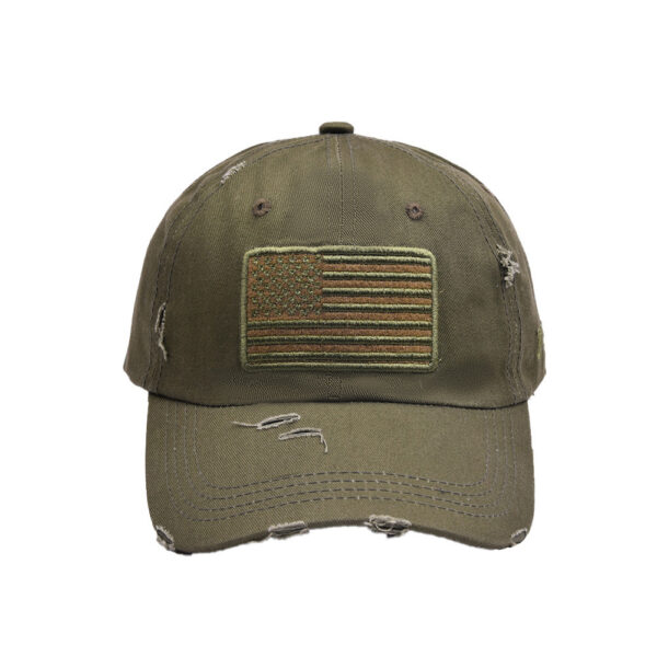oly-3dc4e2c960793ae79c4aa36295559a19 Wholesale ins embroidered USA letter American flag Children's peaked cap outdoor male and female baby baseball cap