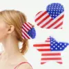 oly-3e27df598660777852ae2bc9a5e8f55e Wholesale Retro Classic Style Women's American Flag Acrylic Hair Claws