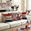 Wholesale Plush Pillow Case Featuring United States Pattern, Perfect for Independence Day Decoration - Nihaojewelry