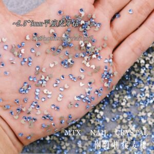 2.5*3mm malt drill-light blue / 100 small bags
