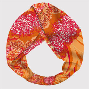 Cross hair bands -17 / twill silk