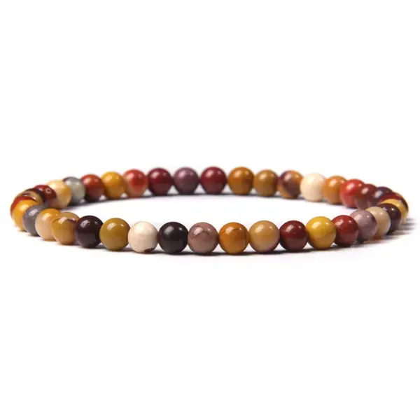 Wholesale Casual Retro Geometric Natural Stone Agate Bracelets In Bulk