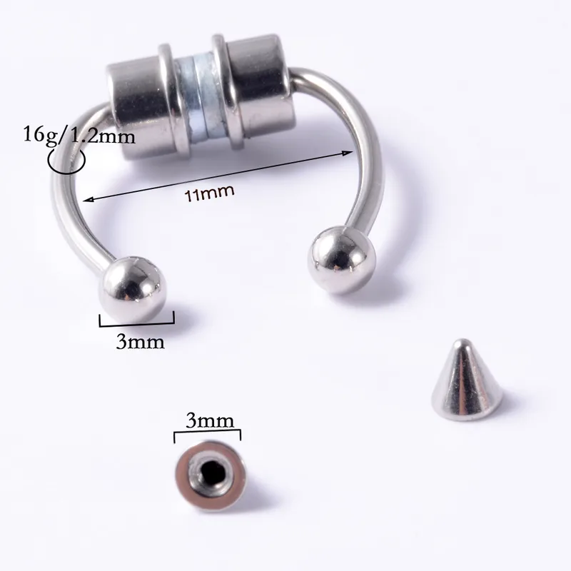 Wholesale Fashion Metal Plating Titanium Steel Nose Ring Nose Pin