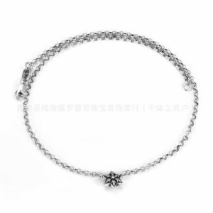 Small six-pointed star necklace
