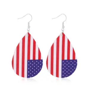 Beautiful National Flag Earrings【02】 / Source Factory【Same-day Shipping】