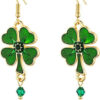 Wholesale Irish Santa Para festival fashion niche Creative Festival Earrings