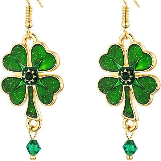 Wholesale Irish Santa Para festival fashion niche Creative Festival Earrings