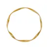 Wholesale Non-Tarnishing Titanium Steel Mobius Ring Bracelet For Women Irregular Simple Design Luxurious Style Hand Jewelry