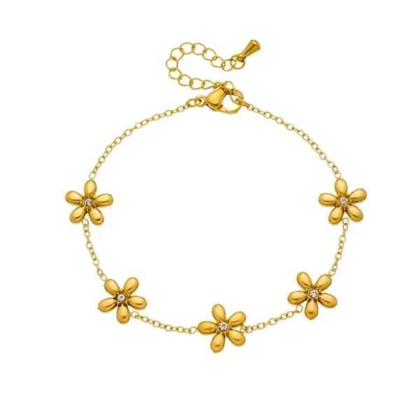 Wholesale Flower Pattern Bracelet For New Style Fashion Accessories