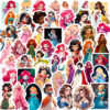 oly-3f0ee8a3591117aa21de7f8ee84258e7 Wholesale Selling 50 colorful cartoon princess stickers children's cartoon baby girl kindergarten reward princess collection