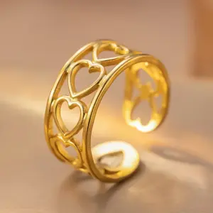 K199 Gold Ring Adjustable