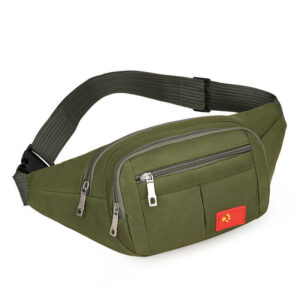Double fight national flag Army Green