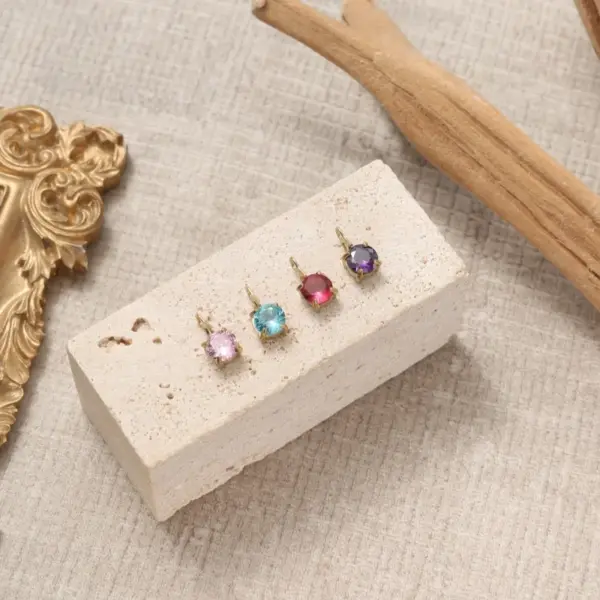 Wholesale 1 Piece 316 Stainless Steel Jewelry Buckle With 14K Real Gold Plated Electroplated Finish And Zircon Inlay Featuring S Hook Clasp