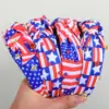 Wholesale 75th National Day Fabric Headband with Knot Diamond Star Stripes Pearl Headband Holiday Hair Accessory for Women - Nihaojewelry