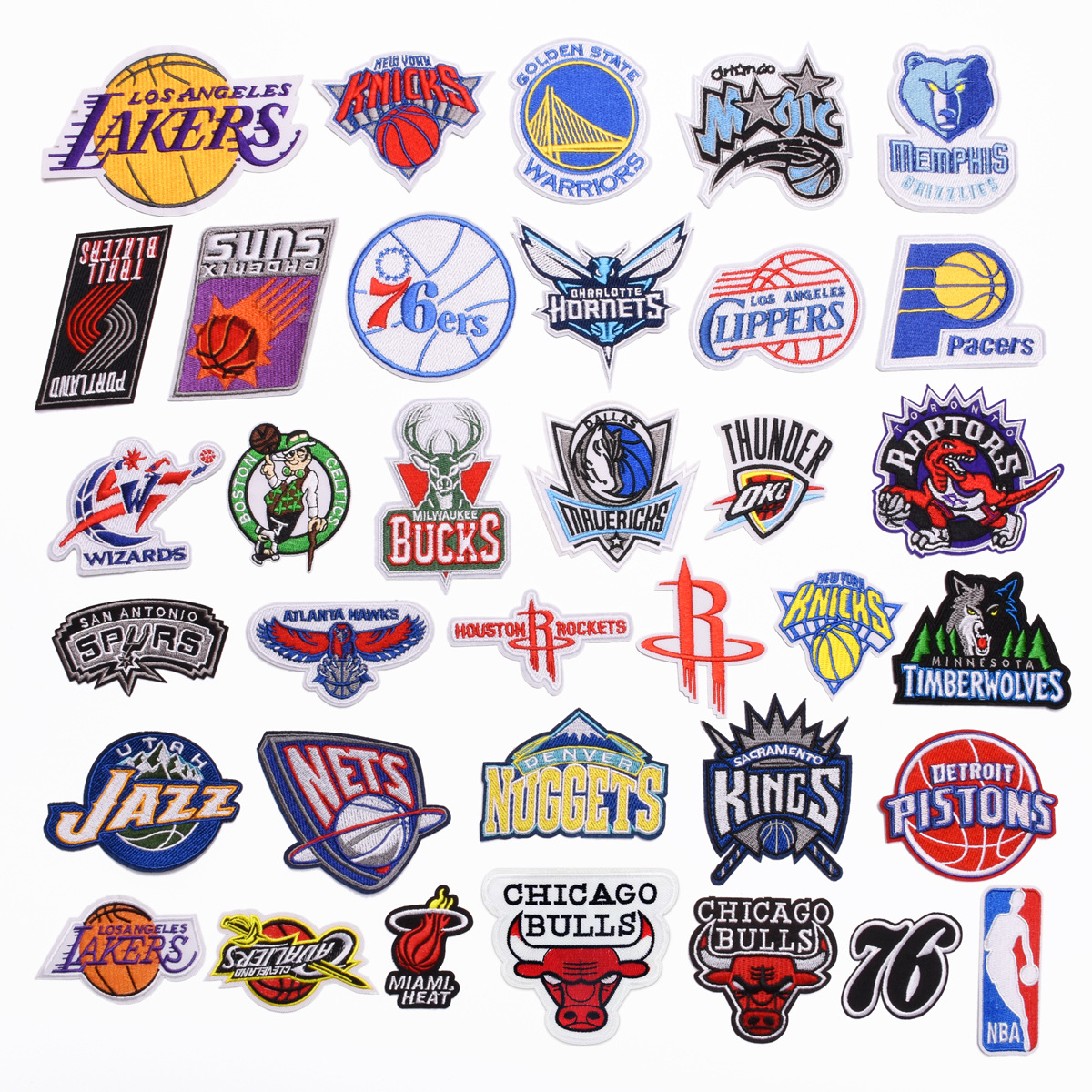 Wholesale team logo embroidered cloth stickers DIY patches OLY Exclusive