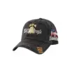 Wholesale American Flag Ethnic Style Baseball Cap With Curved Brim In Dark Grey, Featuring Polyester Material And Embroidery Craftsmanship