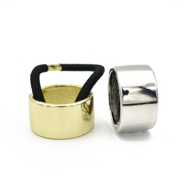 Wholesale metal horse tail buckle all-match hairband high-grade simple smooth hair tie jewelry hair ring head rope