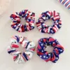 Wholesale American Flag Hair Tie Made Of Cloth, Multicolor Hair Accessory For Independence Day And Summer
