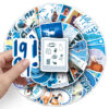 oly-401f0bb1458ee9307b6b8c2ccebc7d34 Wholesale 50 Album Personality Creative Graffiti Hand Account DIY Skateboard Luggage Mobile Phone Shell Sticker OLY Exclusive