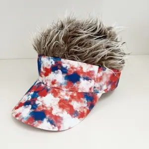 Gradient Tie-Dye - Coffee Color Wig / adjustable
