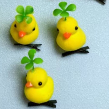 oly-40267926ece65a233ad4c75543e2c35b Wholesale head long grass hairpin head decorations yellow duck hairpin female