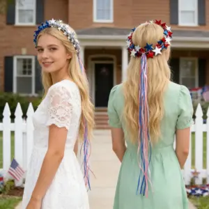Wholesale Independence Day PET Garlands For Stage Decorations, Perfect For Event And Party Supplies
