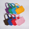 oly-40425c3f14cd1a37424a842f9af1d282 Wholesale 12 color cotton in stock canvas bag cute portable small cloth bag hand gift cotton bag