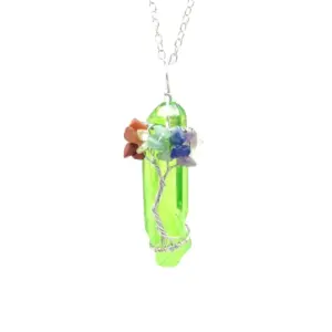 Silver +Green Crystal