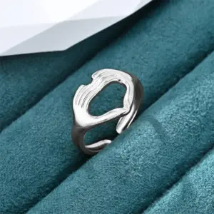 Steel Color Hand Ratio Heart