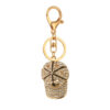 oly-406598eef60268722af717b34439e9ad Wholesale cute hat key chain wholesale diamond cartoon baseball cap metal key pendant ornaments small merchandise