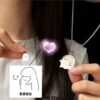 Wholesale Rabbit Couple Necklace ins No Falling Creative Kitten Puppy Pendant for Girlfriends Valentine's Day Gift