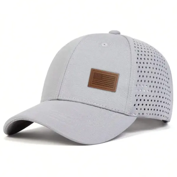 Wholesale American Flag Women's Casual Outdoor Baseball Cap With Curved Brim, Made Of Durable Polyester