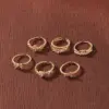Wholesale Women’s Petal Open Ring With Natural Stone Inlay, Copper Base Featuring 18K Real Gold Water Plating And Stone Texture Craft
