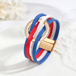 red white blue