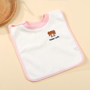 Little Pink Girl / Coral fleece wash towel