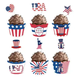 Wholesale Independence Day Party Cake Decorating Supplies In Paper For Festive Celebration