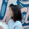 Wholesale Children's hair clip headdress wholesale cute girl princess mesh flower clip stereo Crown hairpin girl hair accessories