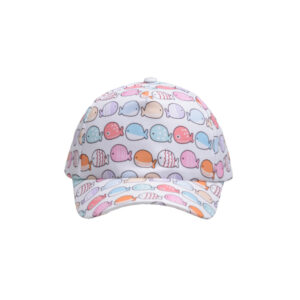 Colorful small sea fish-children's peaked cap / (Free size-Velcro adjustment)(52-54cm)