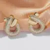 Wholesale 1 Pair Simple Style Geometric Plating Copper Earrings