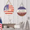 Wholesale Halloween Wooden Plaque Welcome Decoration Flag Door Hanging Ornament Veterans Day Party Decoration