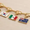 oly-41af676fd00c8f8b89f8e4e633dbb3ed Wholesale National Flag Italian Charms 304 Stainless Steel Pendant With 18K Real Gold PVD Coated Plating 0.03µm Thickness, 1 Piece