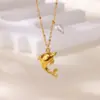 Wholesale 18K Gold Plated 304 Stainless Steel Vacuum Electroplating (In Furnace) Artificial Pearl Zircon Sun Palm Starfish Dolphin Whale Ocean Style Cable Chain/Cross Chain/O Chain Pendant Necklace For Women