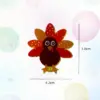oly-41c61f53573e6efa521bc6d90f6f4fb3 Wholesale Thanksgiving Acrylic Turkey Pendant Earrings Necklace Keychain Single-Sided Glitter Powder Creative DIY Accessories