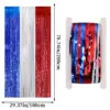 Wholesale 75th National Day Shiny Rain Curtain Tassel Decoration Customizable Decorative Ribbon Party Decoration American Festival Supplies
