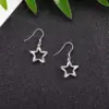 Wholesale Fashionable Simplistic Alloy Star Ear Hooks Geometric Pattern Independent Day Gifts For Girls Women Elegant Jewelry Earrings