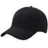 Wholesale Big Head Wool Warm Baseball Cap Men's Winter Thickened Cold-proof Dad Grandpa Hat plus size Cap Men's