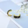 Wholesale 1 Pair Simple Style Geometric Copper Zircon Earrings