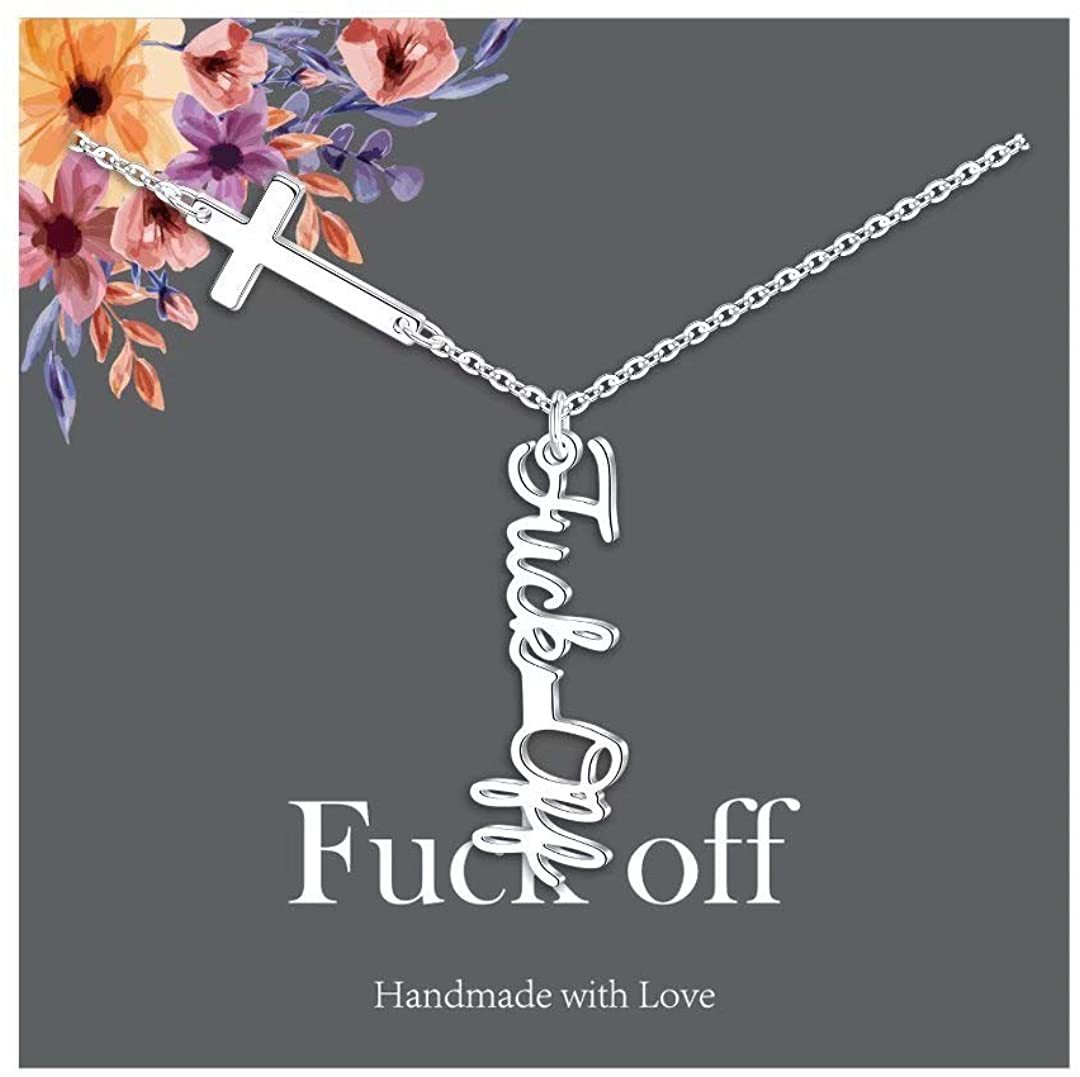 Wholesale Foreign Trade New Creative Letters Love Stainless Steel Necklace Couple Birthday Gifts Wholesale and Retail