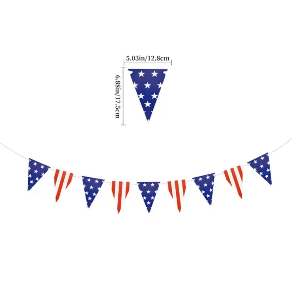 Wholesale Decorative Paper Fan Raindrop Confetti Set For American Independence Day Celebration Background Wall Party Supplies