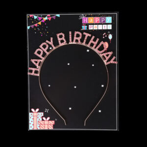 Happy birthday pink+card